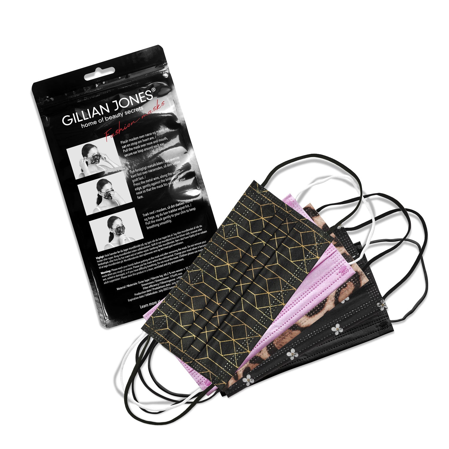 Gillian Jones Ass  Fashion Masks 10 Stk