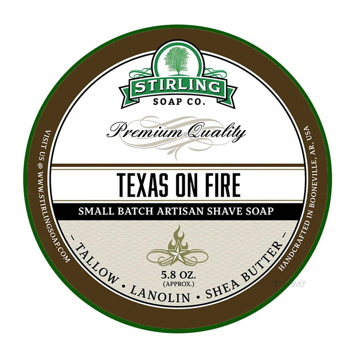 Stirling Soap Company Barbersæbe  Texas On Fire  170 Ml