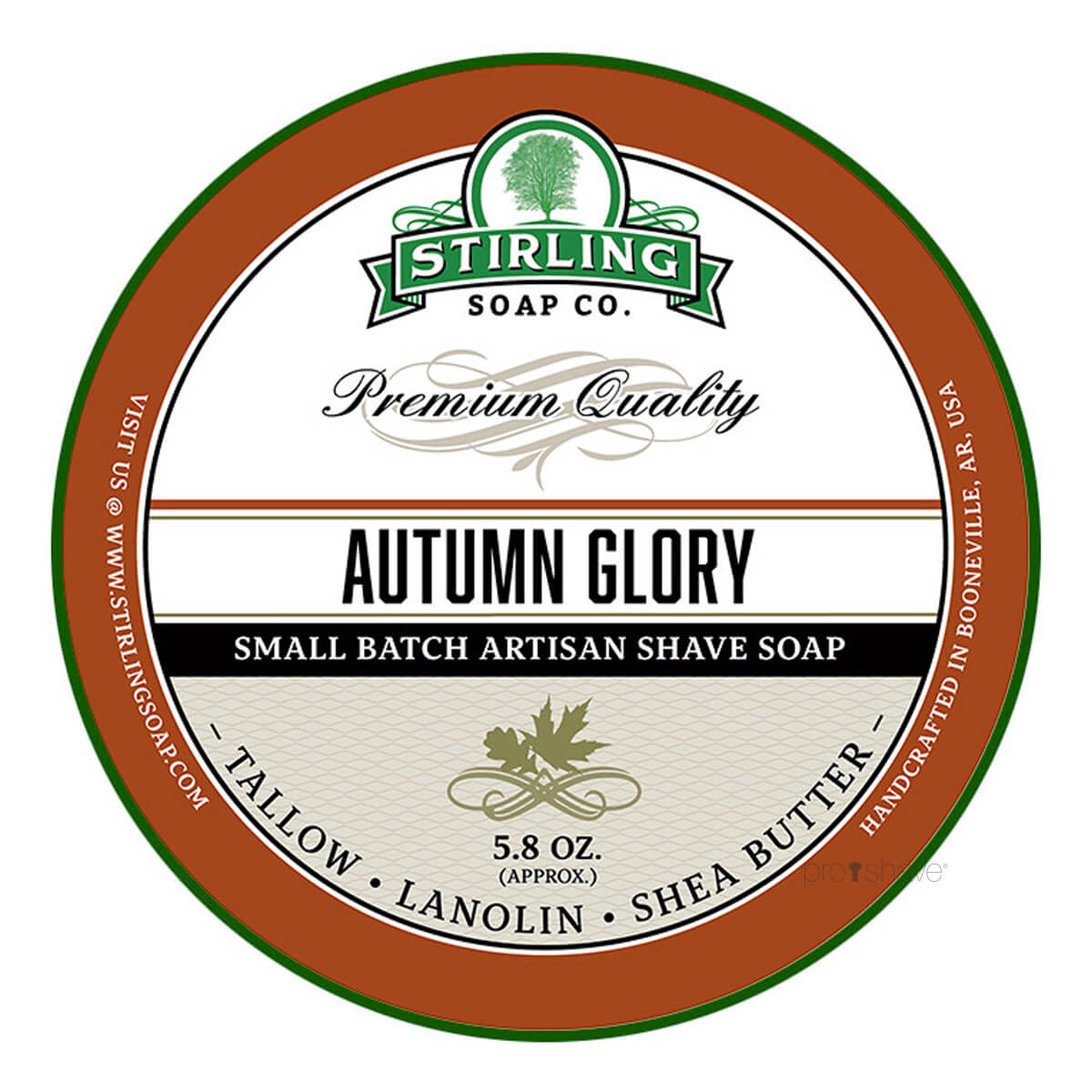 Stirling Soap Company Barbersæbe Autumn Glory 170 Ml