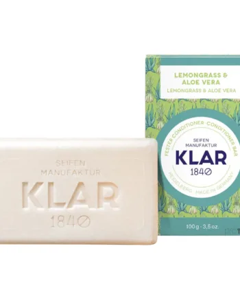 Klar Seifen Conditioner Bar  Citrongræs   Aloe Vera  100 Gr