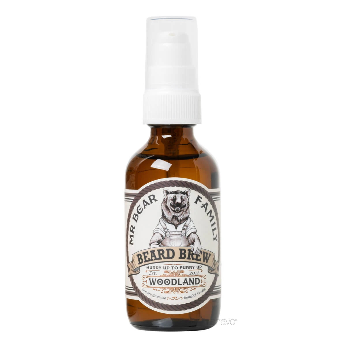Mr  Bear Skægolie  Beard Brew Oil  Woodland  60 Ml