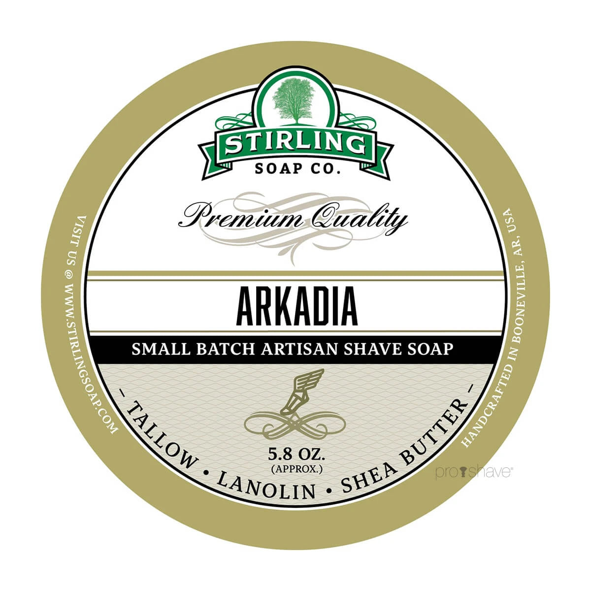 Stirling Soap Company Barbersæbe  Arkadia  170 Ml
