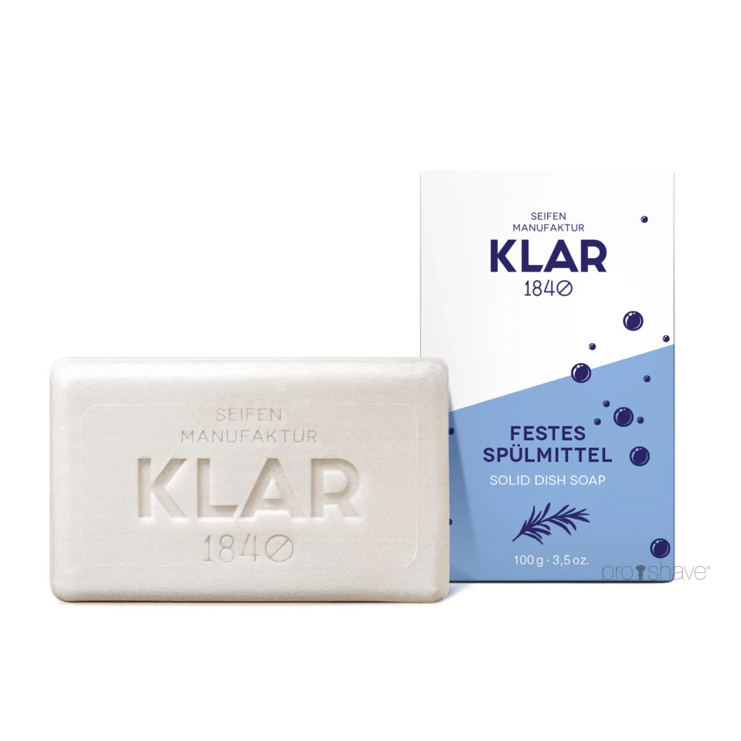 Klar Seifen Opvaskemiddel Fast Sæbebar 100 Gr