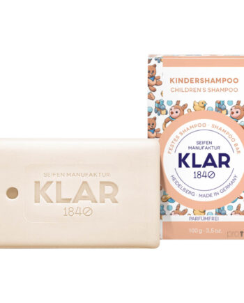 Klar Seifen Shampoo Til Børn  Parfumefri  Fast Sæbebar  100 Gr