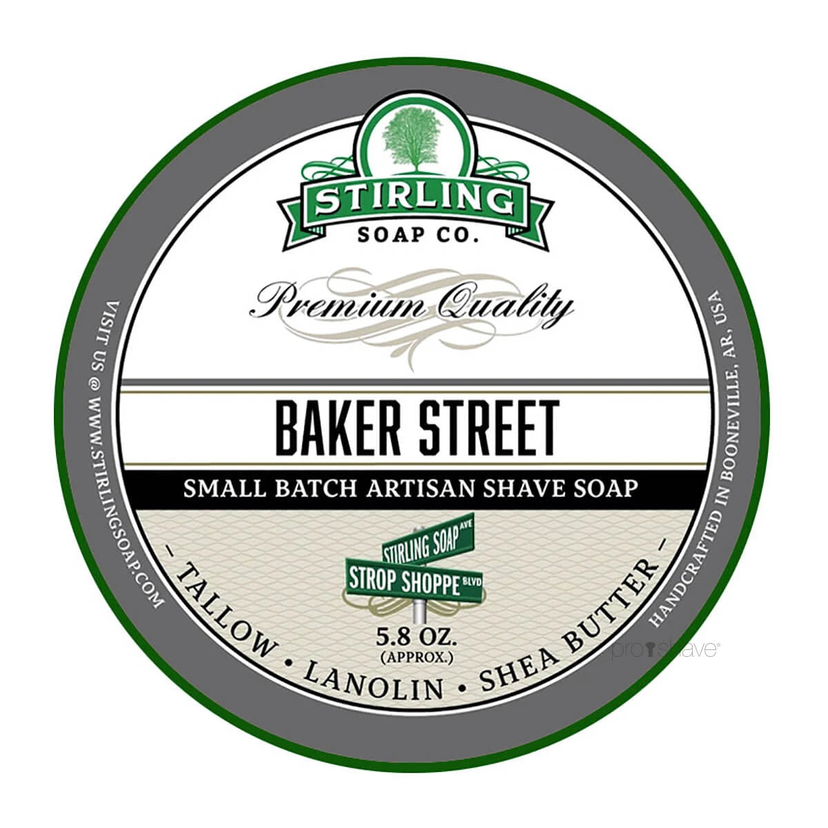 Stirling Soap Company Barbersæbe  Baker Street  170 Ml