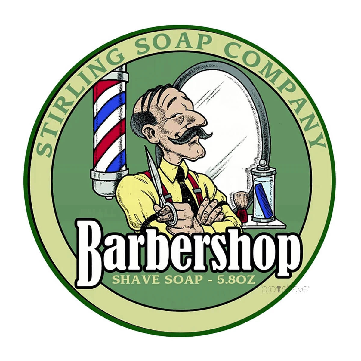 Stirling Soap Company Barbersæbe  Barber Shop  170 Ml