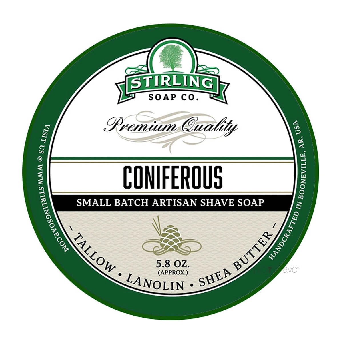 Stirling Soap Company Barbersæbe  Coniferous  170 Ml