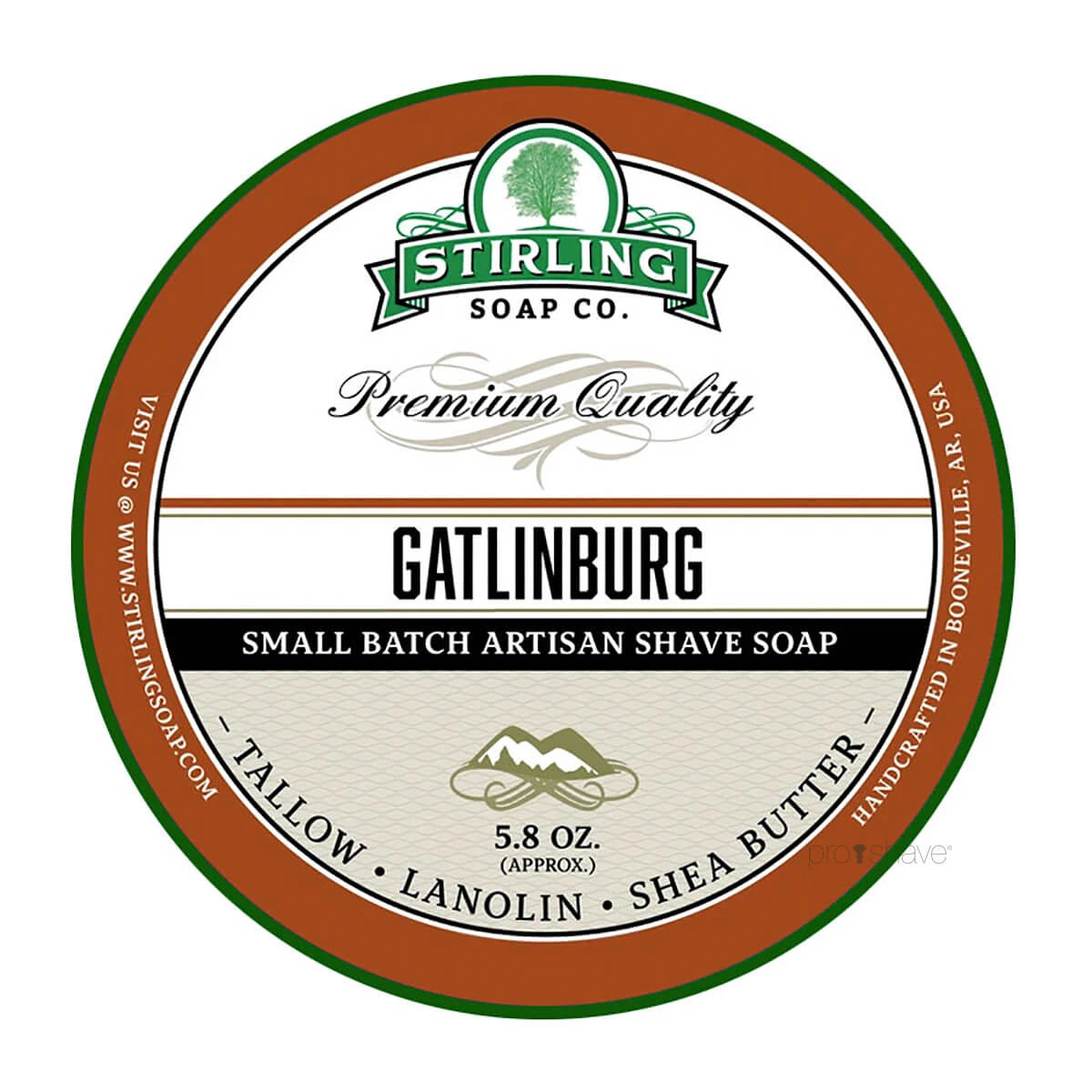 Stirling Soap Company Barbersæbe  Gatlinburg  170 Ml