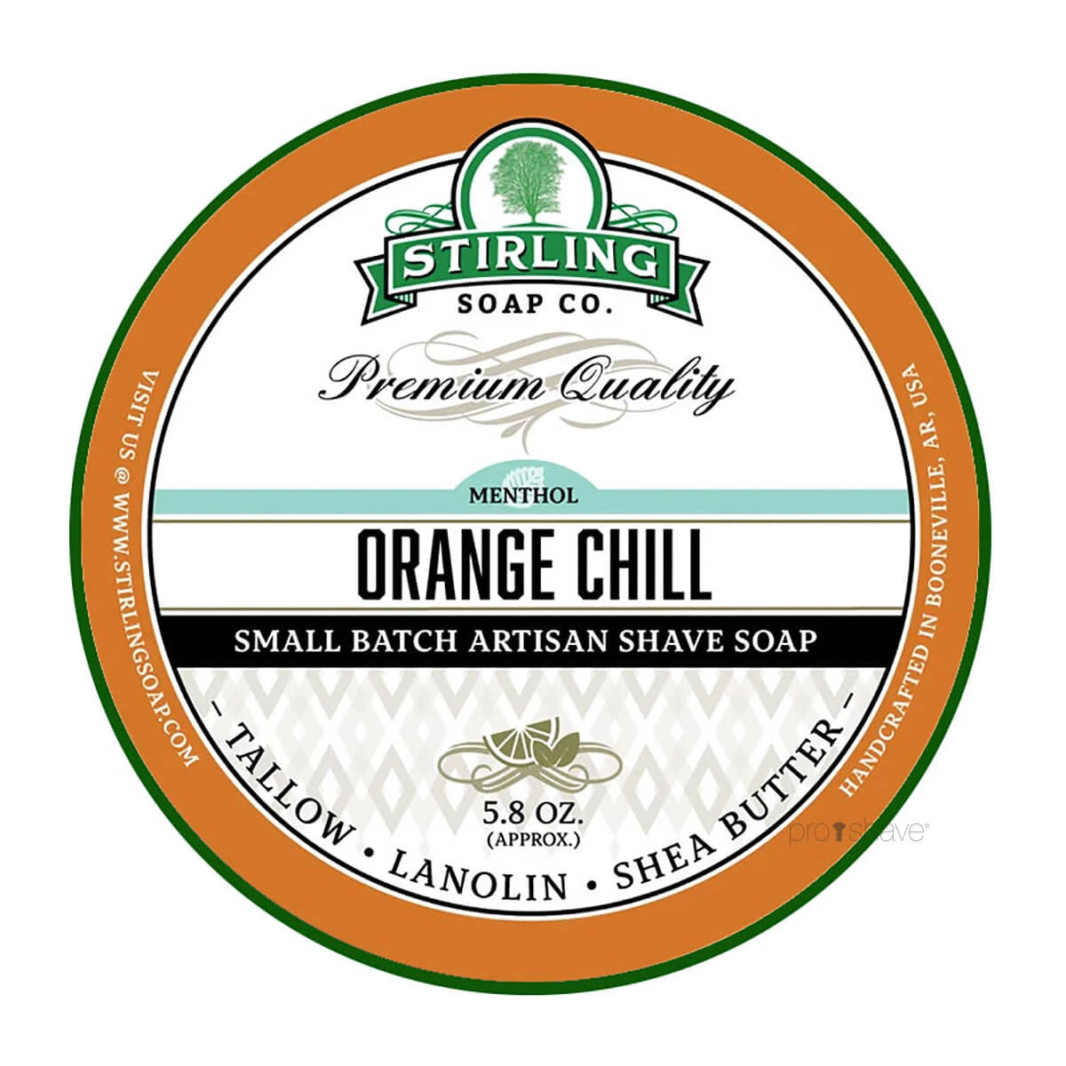 Stirling Soap Company Barbersæbe  Orange Chill  170 Ml