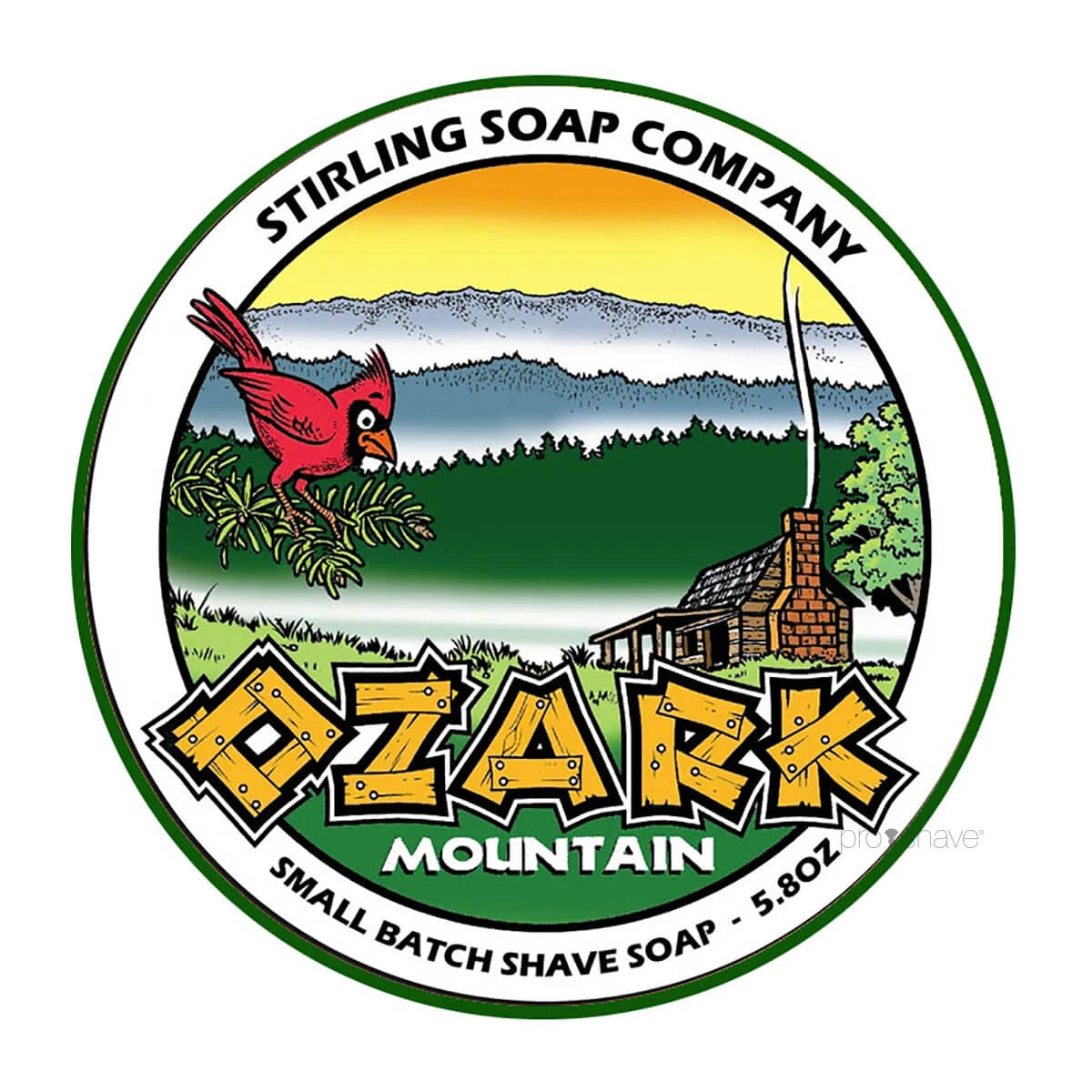 Stirling Soap Company Barbersæbe  Ozark Mountain  170 Ml