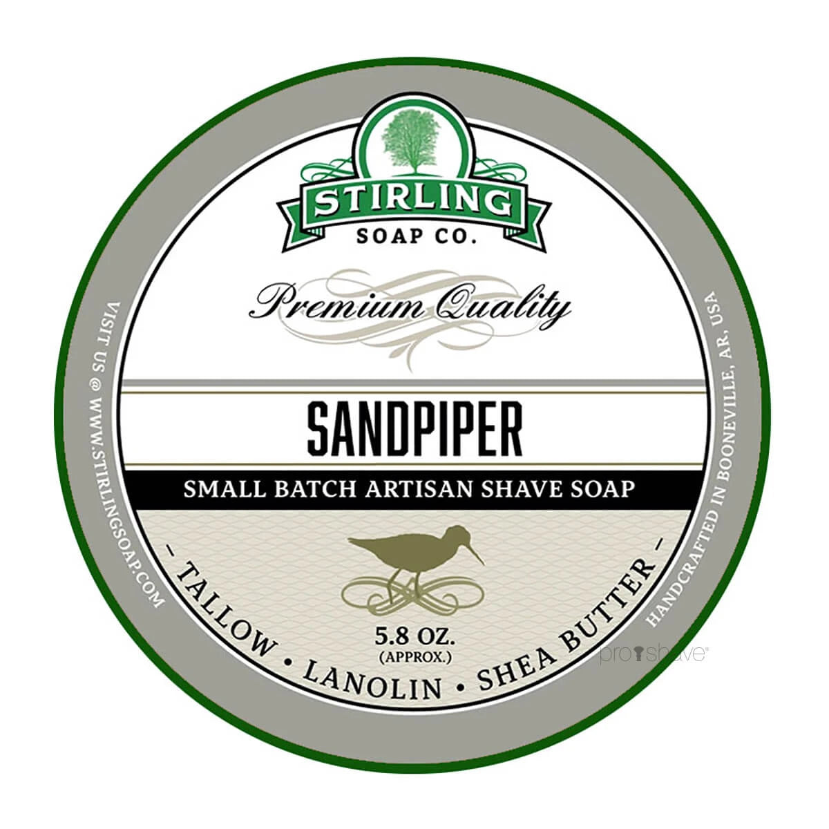 Stirling Soap Company Barbersæbe  Sandpiper  170 Ml