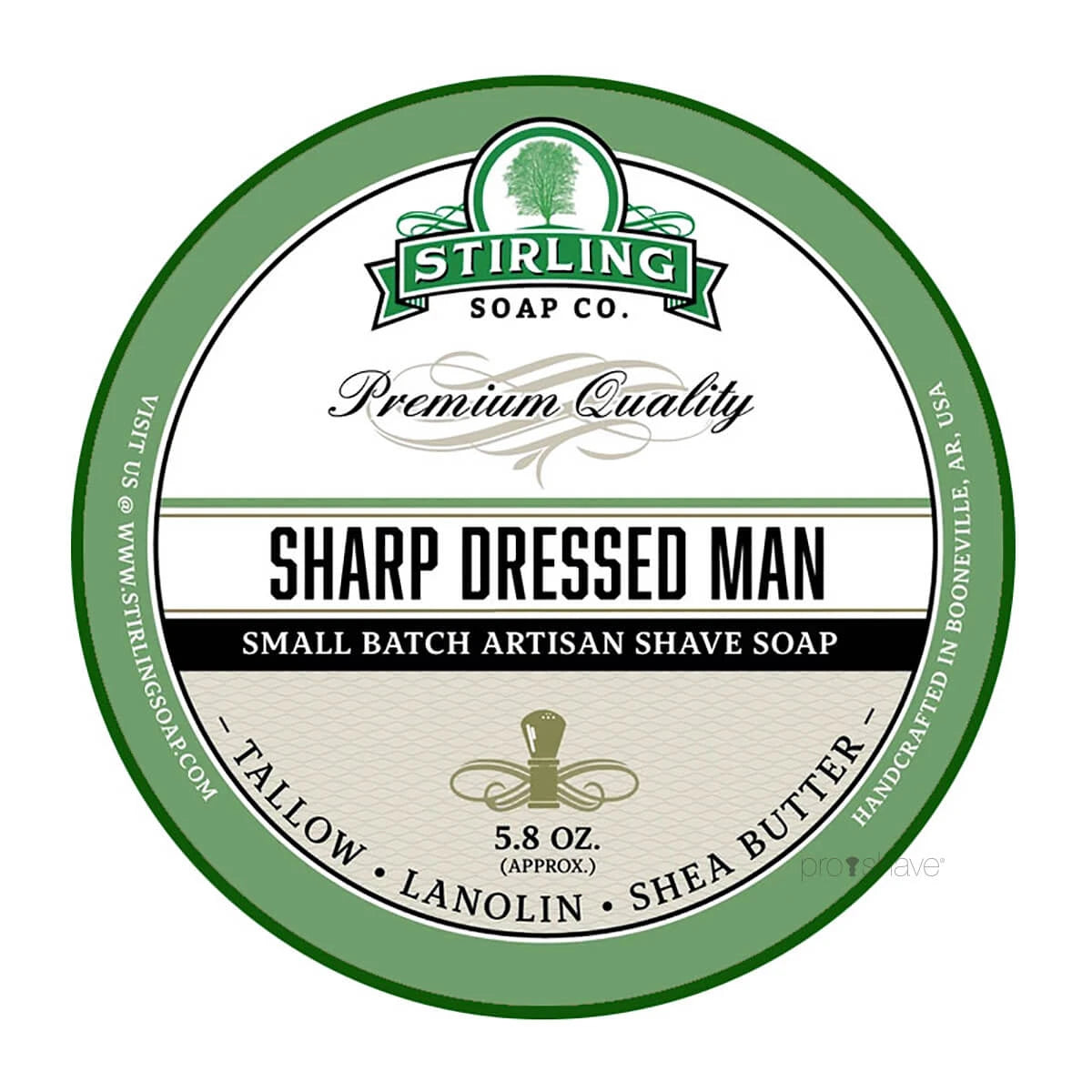 Stirling Soap Company Barbersæbe  Sharp Dressed Man  170 Ml