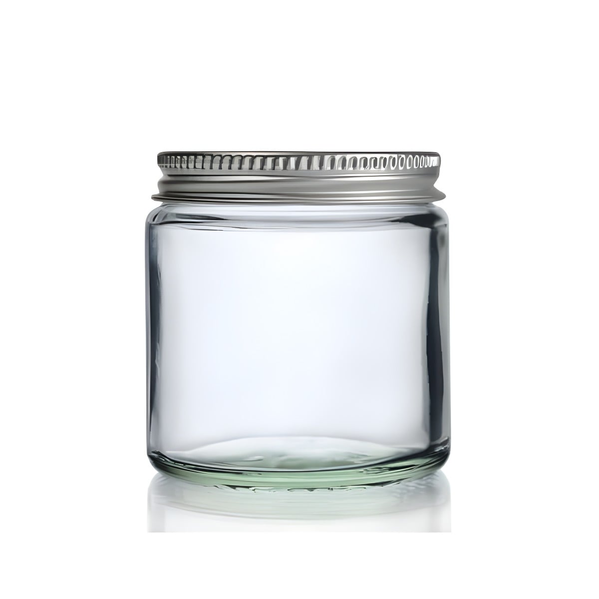 120 Ml Klar Glas Krukke M Aluminium Låg