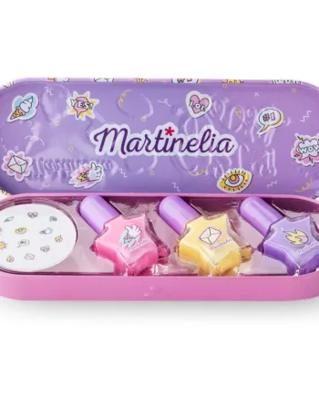Martinelia Super Girl Nail Polish   Stickers Tin Box