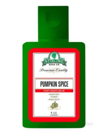 Stirling Soap Company Aftershave Balm  Pumpkin Spice  118 Ml