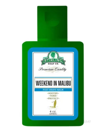 Stirling Soap Company Aftershave Balm  Weekend In Malibu  118 Ml