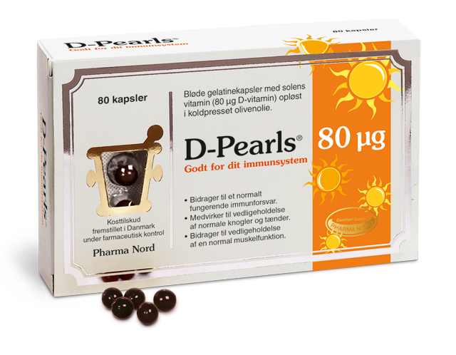 D Pearls 80     80 Kapsler