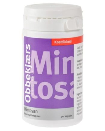 Obbekjærs Mintosan 200 Mg   90 Kapsler