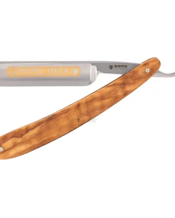 Dovo Solingen Straight Razor 5 8  Round Nose  Inox  Oliventræ