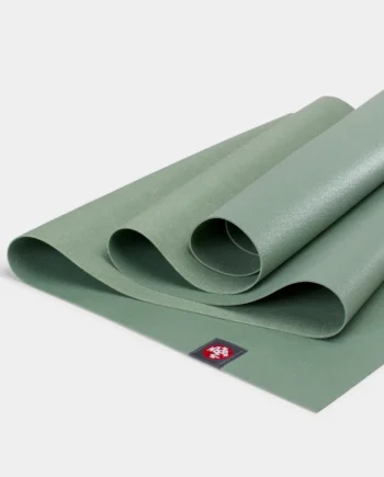 Manduka Eko Super Lite Rejse Yogamåtte 1 5mm  Leaf Green Ekstra Længde