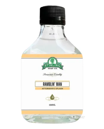 Stirling Soap Company Aftershave Splash  Ramblin Apos  Man  100 Ml