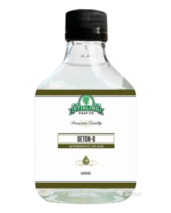 Stirling Soap Company Aftershave Splash  Deton 8  100 Ml