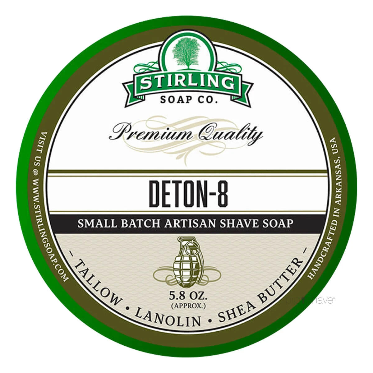 Stirling Soap Company Barbersæbe Deton 8 170 Ml