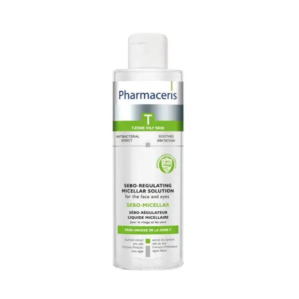 Pharmaceris T Sebo Micellar  Makeupfjerner Til Ansigt Og øjenomgivelser  200ml
