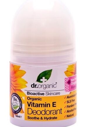 Dr  Organic Deo Roll On Vitamin E 50ml