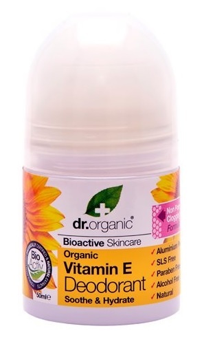 Dr  Organic Deo Roll On Vitamin E 50ml
