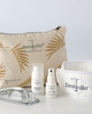 Original Dermaroller ?  Starter Kit Inkl  Lipopeptide Og Roller Rens