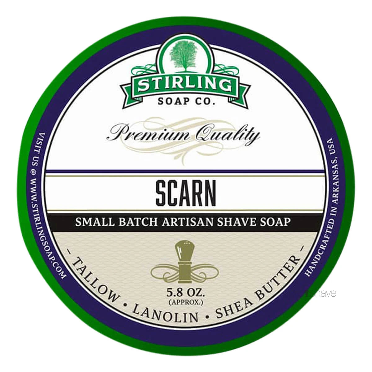 Stirling Soap Company Barbersæbe Scarn 170 Ml