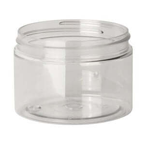 Plast Bøtte 150 Ml Klar Pet 70 Mm Gevind   Giftfri  Lugtfri  Genanvendelig  Diameter 70 5 Mm  Højde 59 Mm   Hedenhus