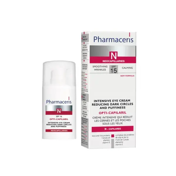 Pharmaceris N Opti Capilaril Intensiv øjencreme Mod Mørke Rander Og Hævelser  15ml