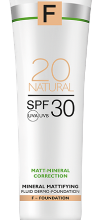Pharmaceris F Matterende Foundation  Spf 30 Natural 20  30ml