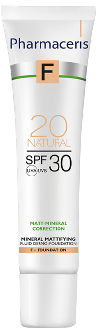 Pharmaceris F Matterende Foundation Spf 30 Natural 20 30ml