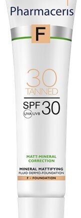 Pharmaceris F Matterende Foundation  Spf30 Tanned 30  30ml