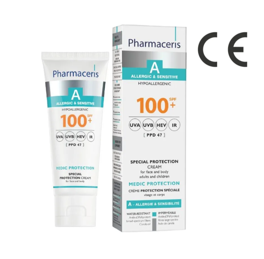 Pharmaceris A Medic Protection Speciel Beskyttende Creme Spf 100 Til Ansigt Og Krop 75ml