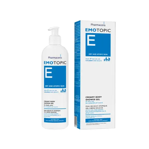 Pharmaceris E Emotopic Cremet Krops Shower Gel Biokompatibel  Ph Neutral  Til Daglig Pleje Af Kroppen  400ml