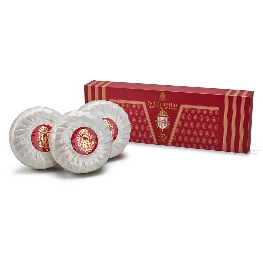 Truefitt   Hill Sæbe  1805  Triple Milled  3x150 Gr