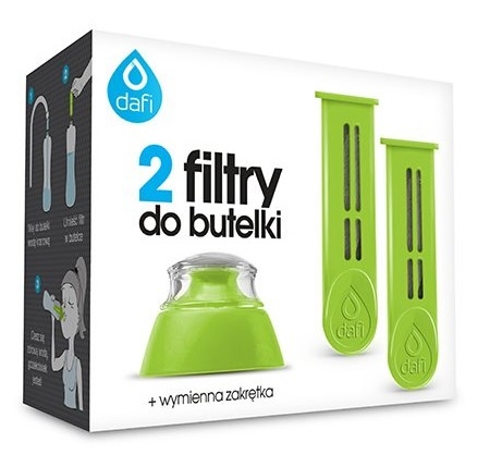Refiller Filterflaske Grøn 2 Stk Refiller   Mundstykke 1 Pk