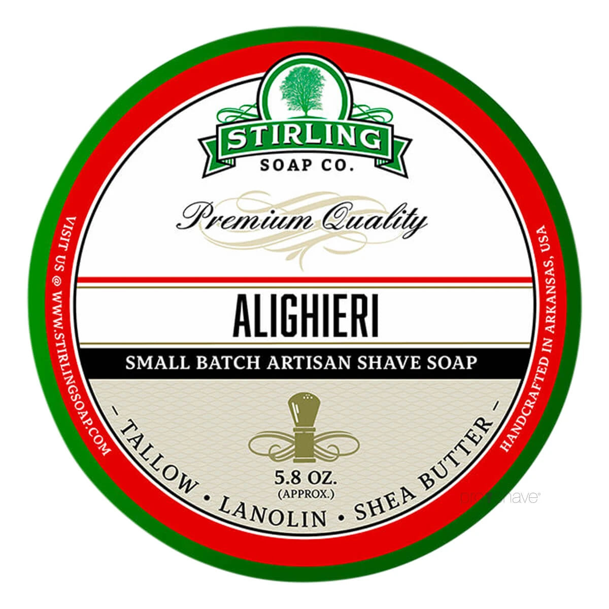 Stirling Soap Company Barbersæbe  Alighieri  170 Ml