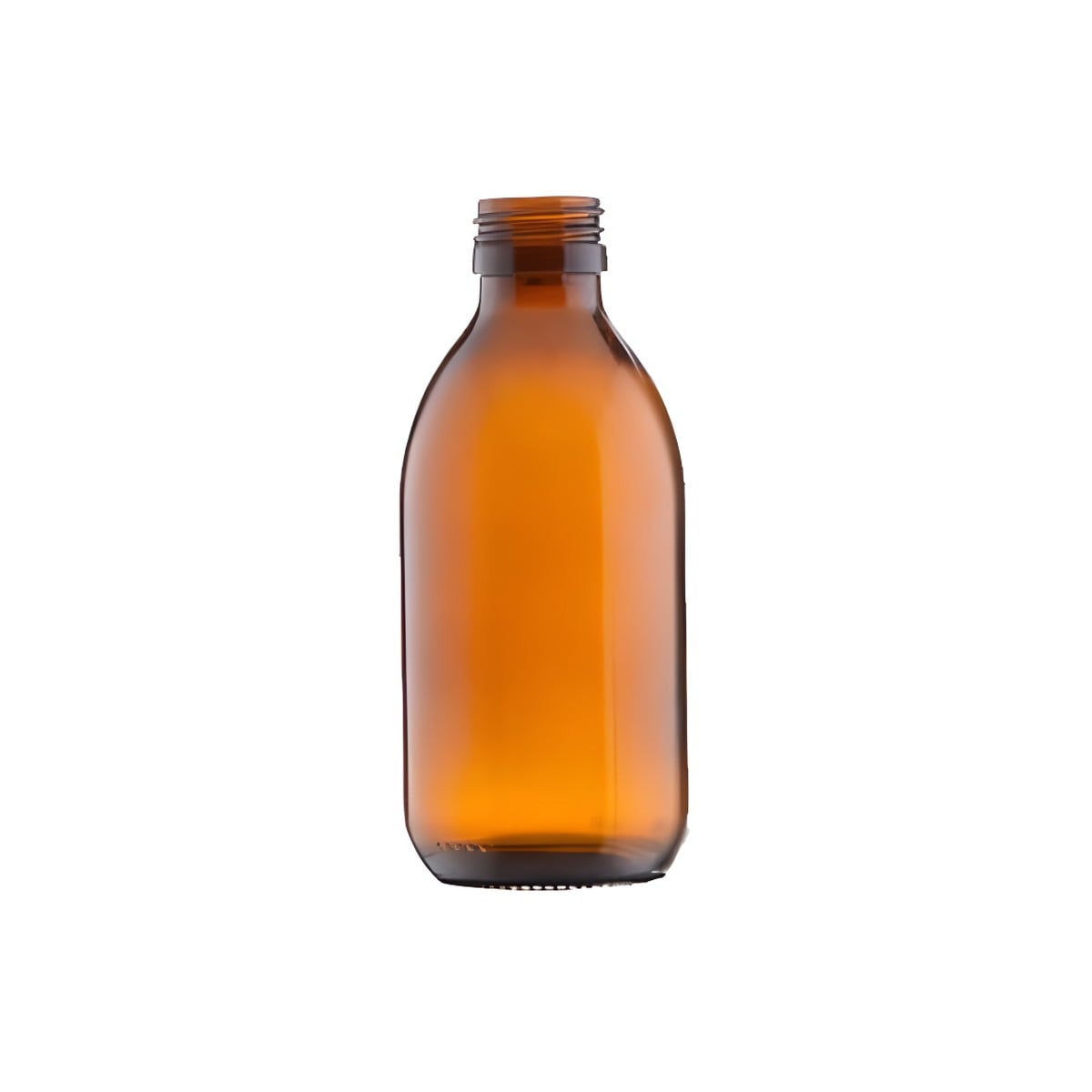 200 Ml Brun Glasflaske 28 410