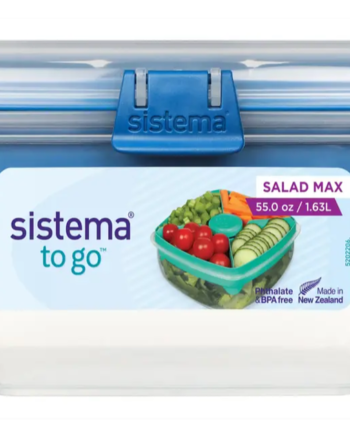 Sistema Salad Max To Go  Ocean Blue  1 63l