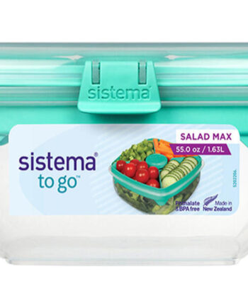 Sistema Salad Max To Go  Minty Teal  1 63l