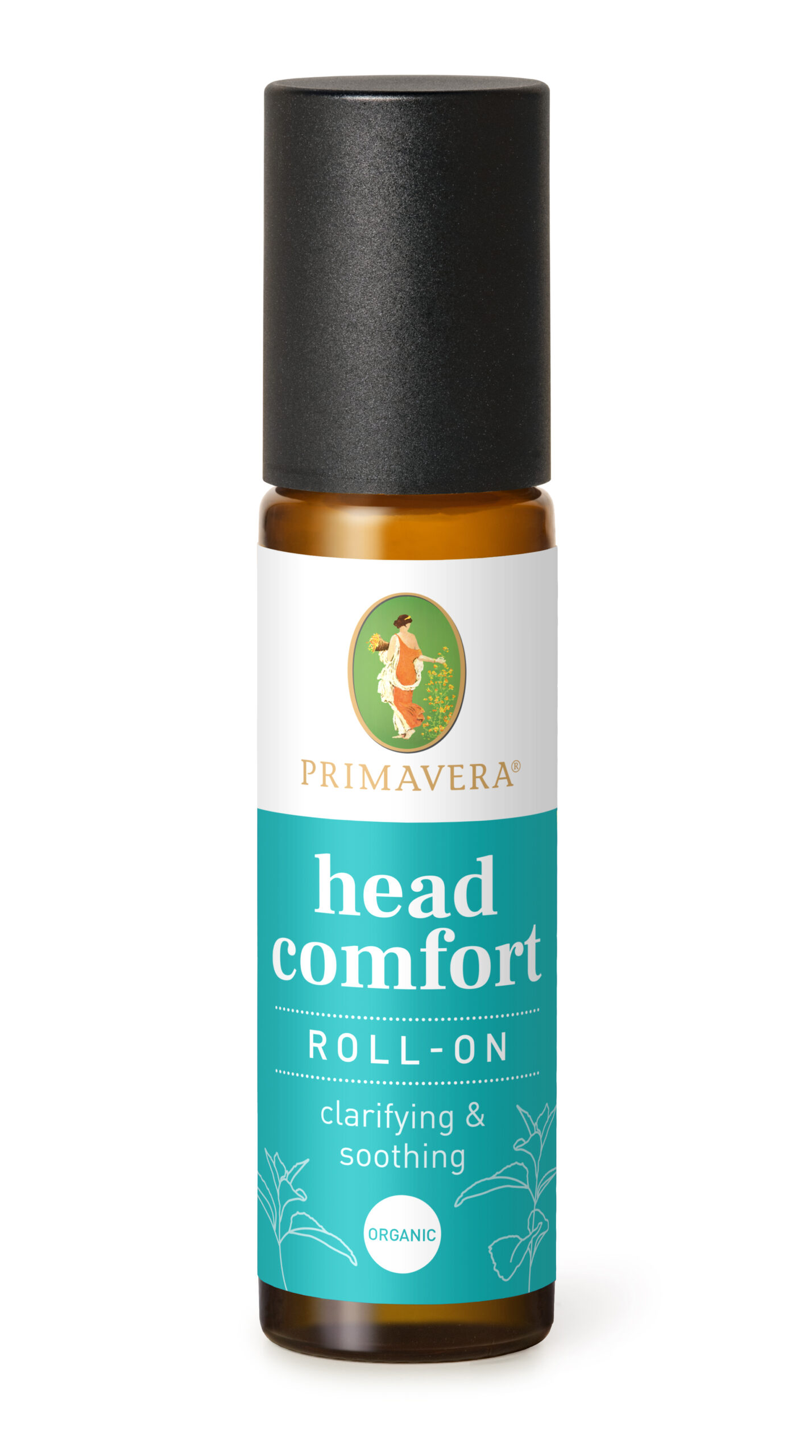 Primavera Head Comfort Kopf Wohl Duft Roll On økologisk Aromaterapi 10 Ml