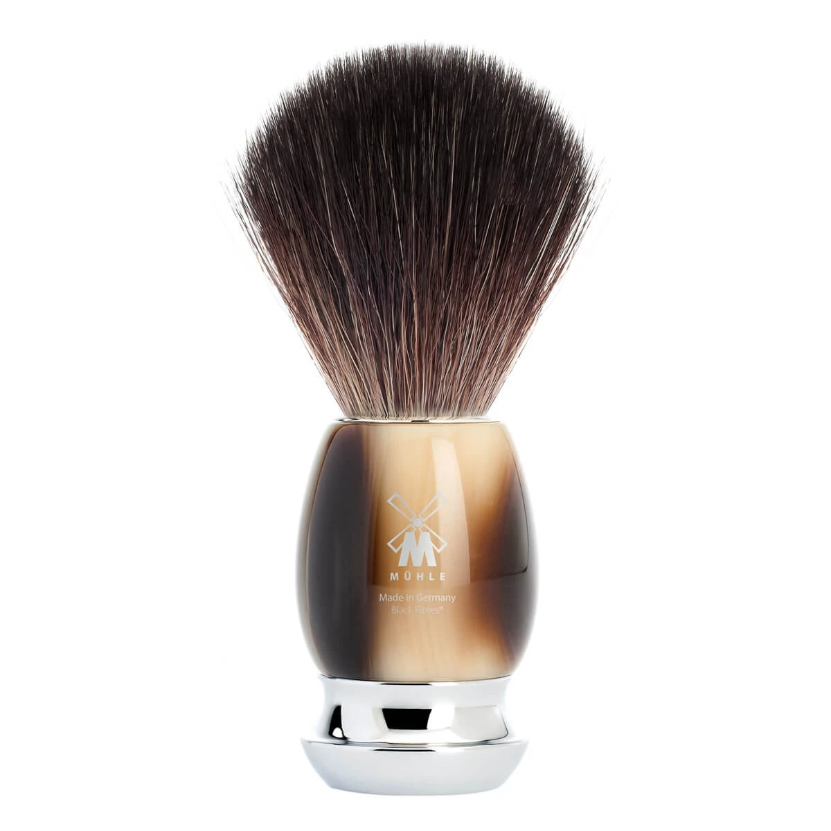 M? Hle Shaving Black Fibre Barberkost  21 Mm  Vivo  Brunt Horn