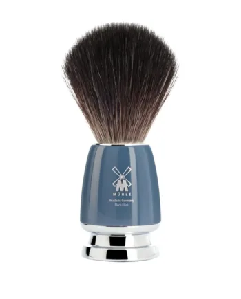 M? Hle Shaving Black Fibre Barberkost  21 Mm  Rytmo  Petroleumsblå