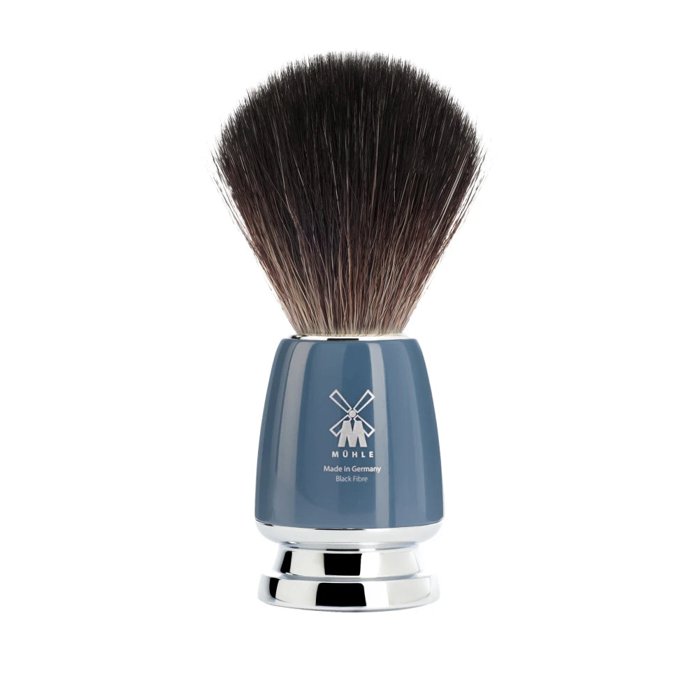 M? Hle Shaving Black Fibre Barberkost 21 Mm Rytmo Petroleumsblå