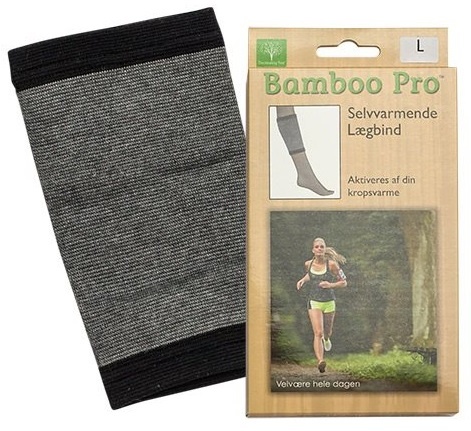 Bamboo Pro Lægbind  Str  L Selvvarmende 1stk